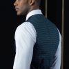 Single breasted waistcoat with lapel collar - Thumbnail Image 2