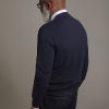 V neck wool blend cardigan - Thumbnail Image 2