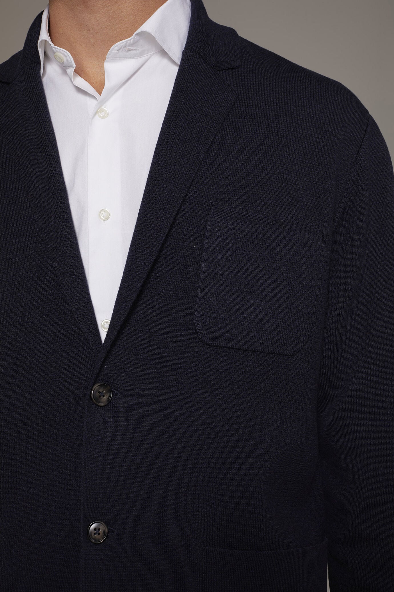 Cotton blend cardigan - Image 2