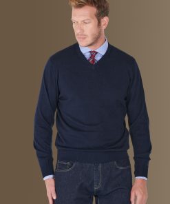 V Neck Sweater Dk Blue Mb2002Sv
