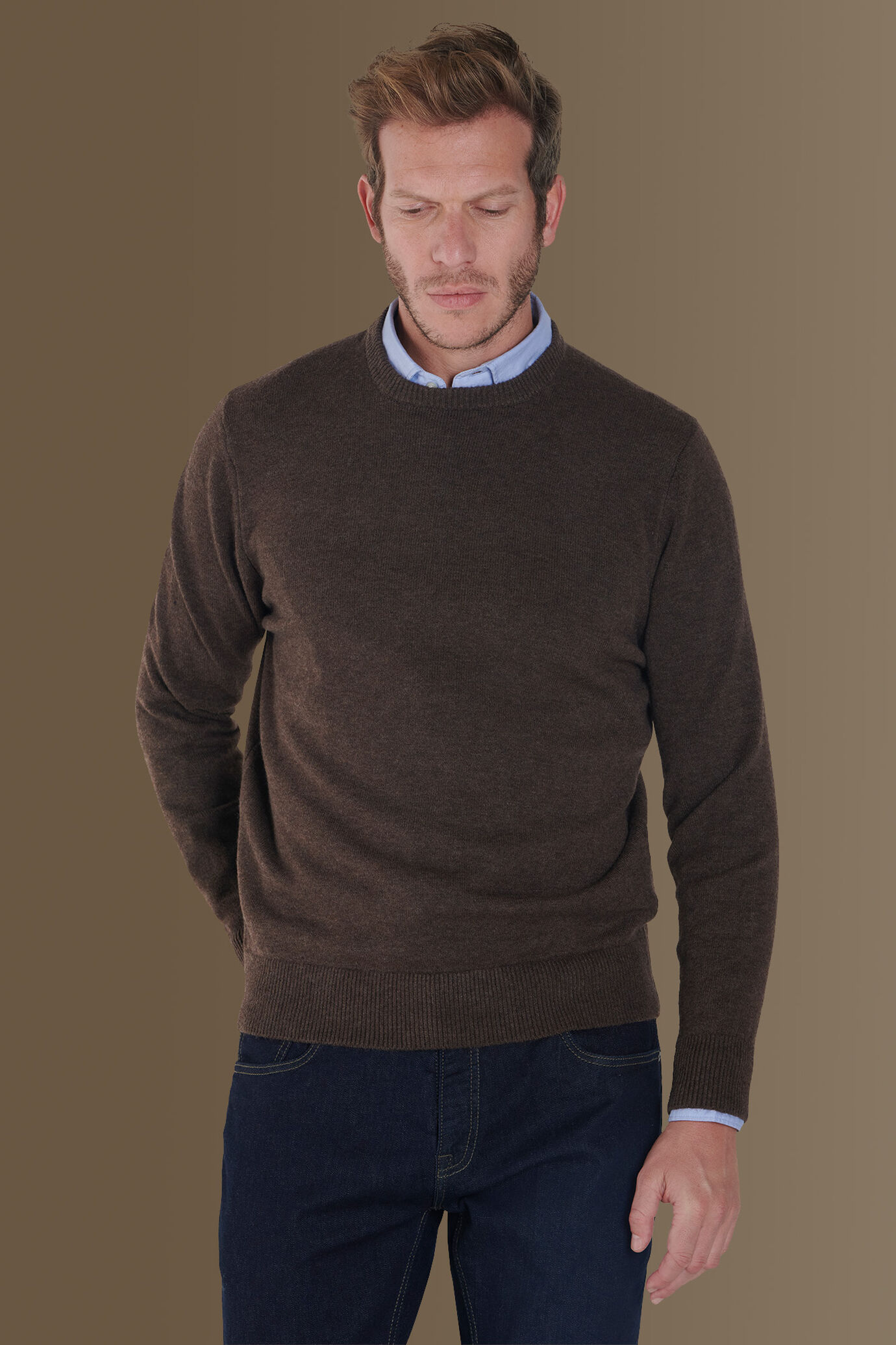 Round Neck Sweater Mf2504Gr - Image 1