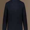 Doppelganger Turtle Neck Sweater Blue 33Mf2507Dv - Thumbnail Image 2