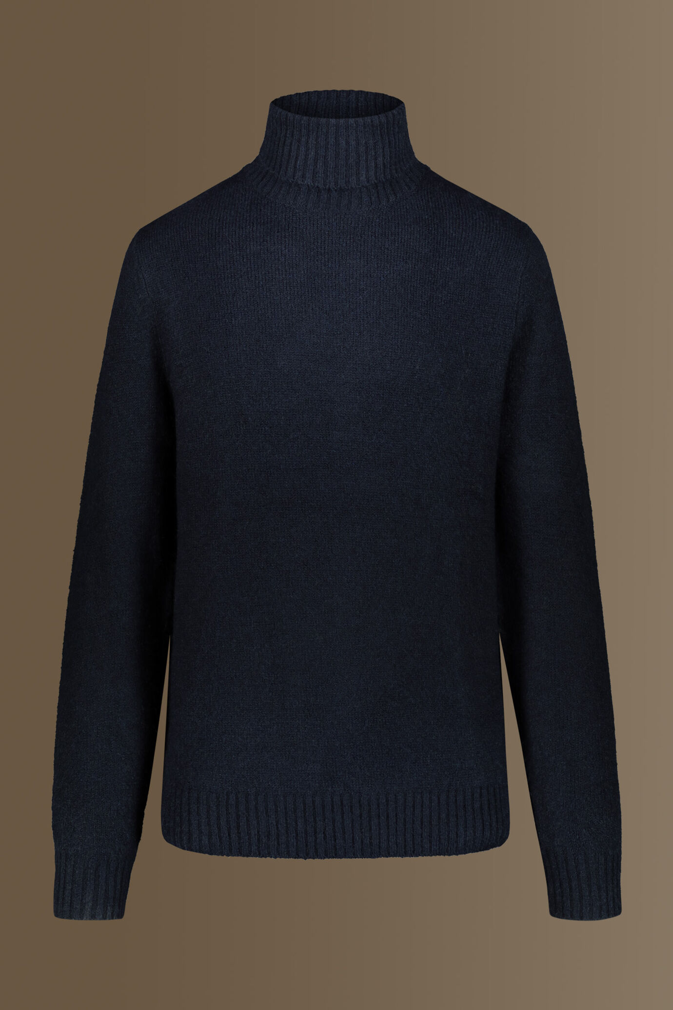 Doppelganger Turtle Neck Sweater Blue 33Mf2507Dv - Image 2