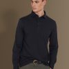 Long Sleeves French Collar Polopo 3003Ml - Thumbnail Image 1