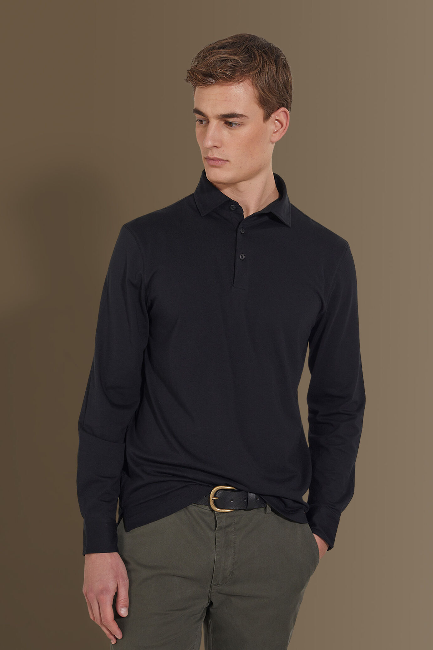 Long Sleeves French Collar Polopo 3003Ml - Image 1