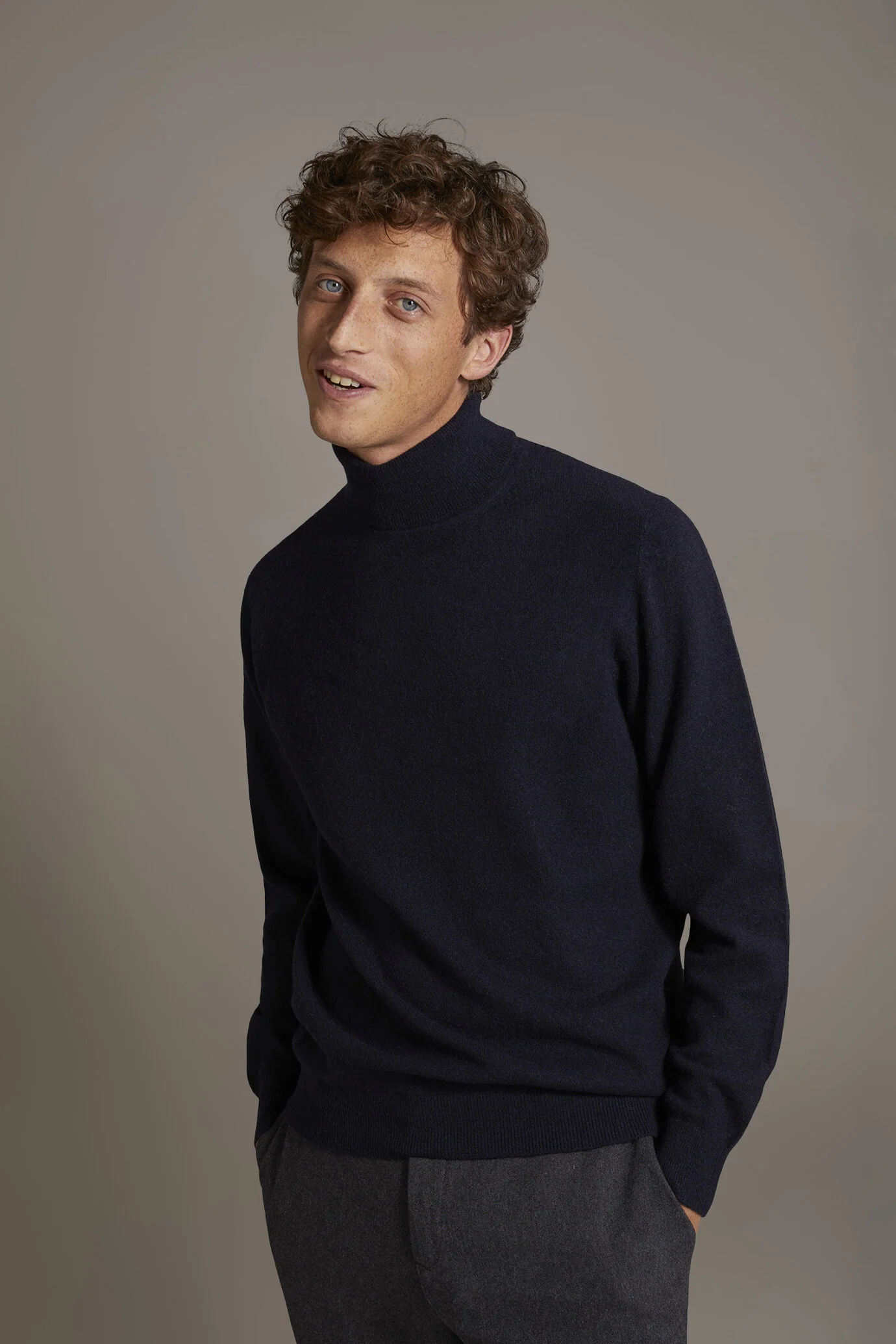 Doppelganger Turtle Neck Sweater 35Mf2556Dv - Image 1