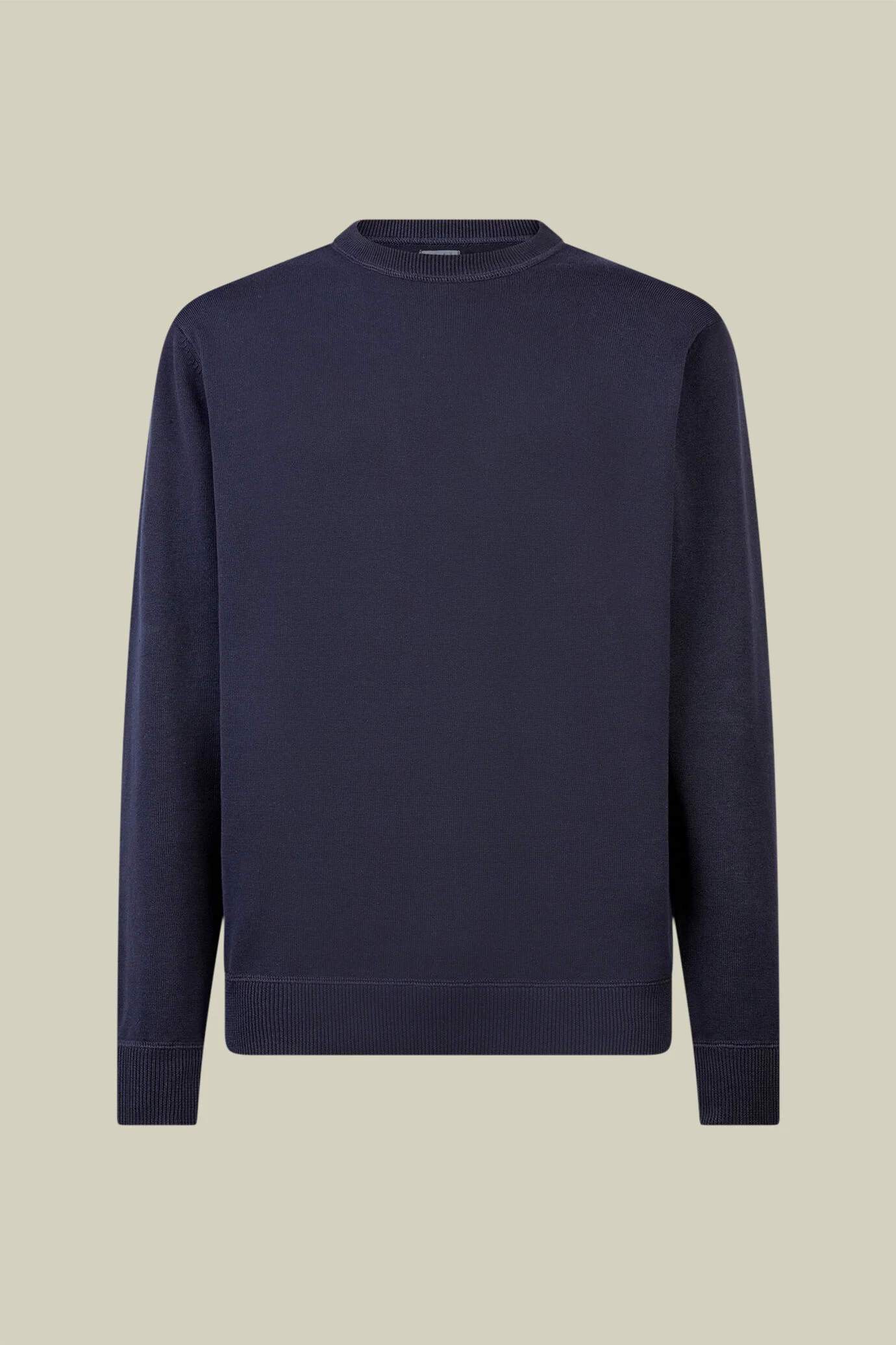 Round Neck Sweater Blue Navy Mb2020Gru - Image 1