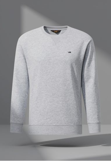 Lee PATCH CREW SWS GREY MELE - Image 1