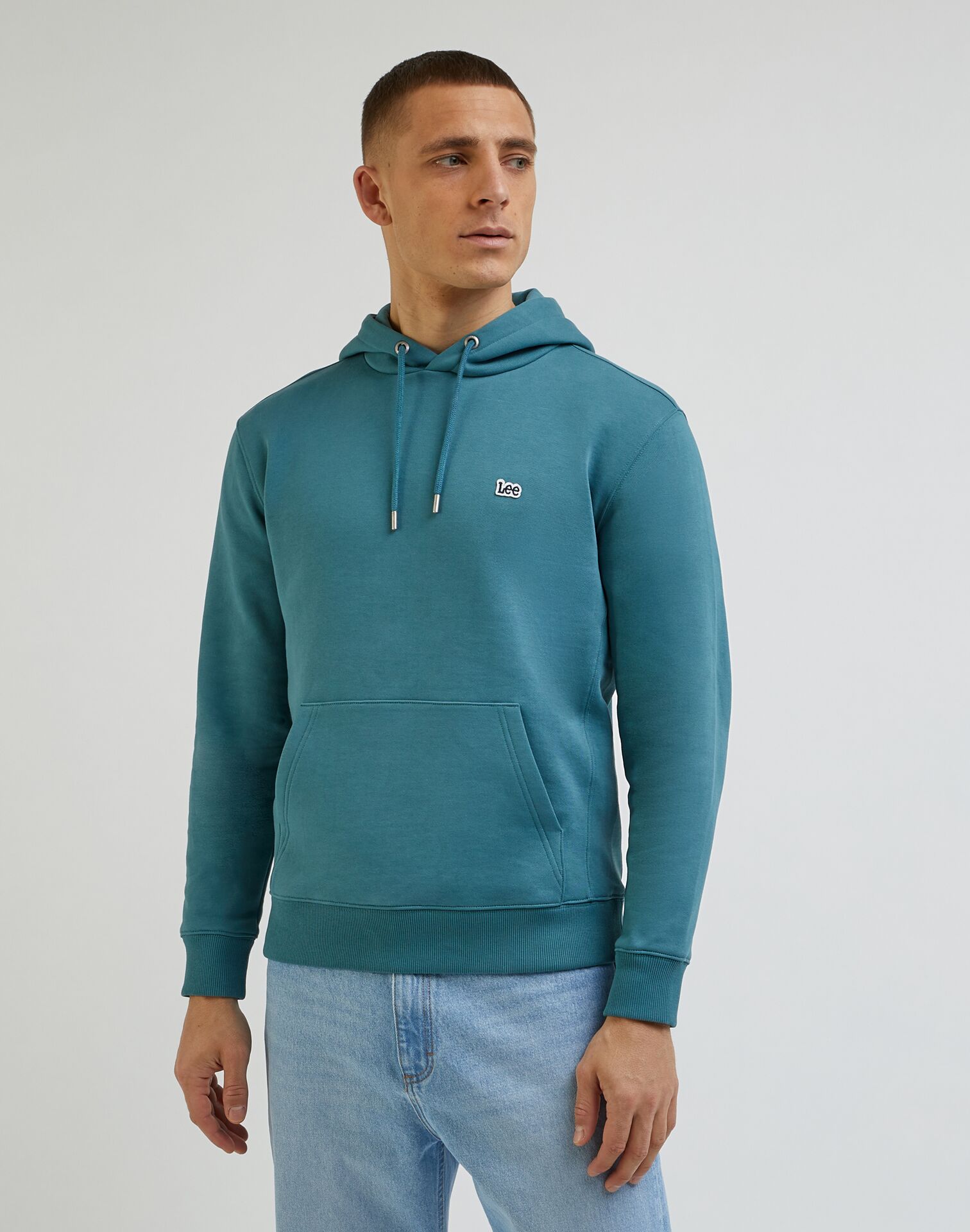 Lee Plain Hoodie Eden - Image 2