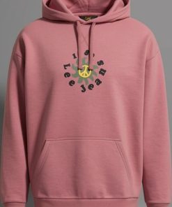 Lee Loose Hoodie Dark Mauve