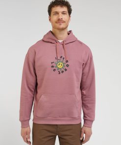 Alternative view of Lee Loose Hoodie Dark Mauve