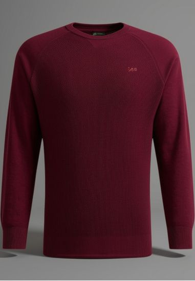 Lee Raglan Crew Knit Port - Image 1