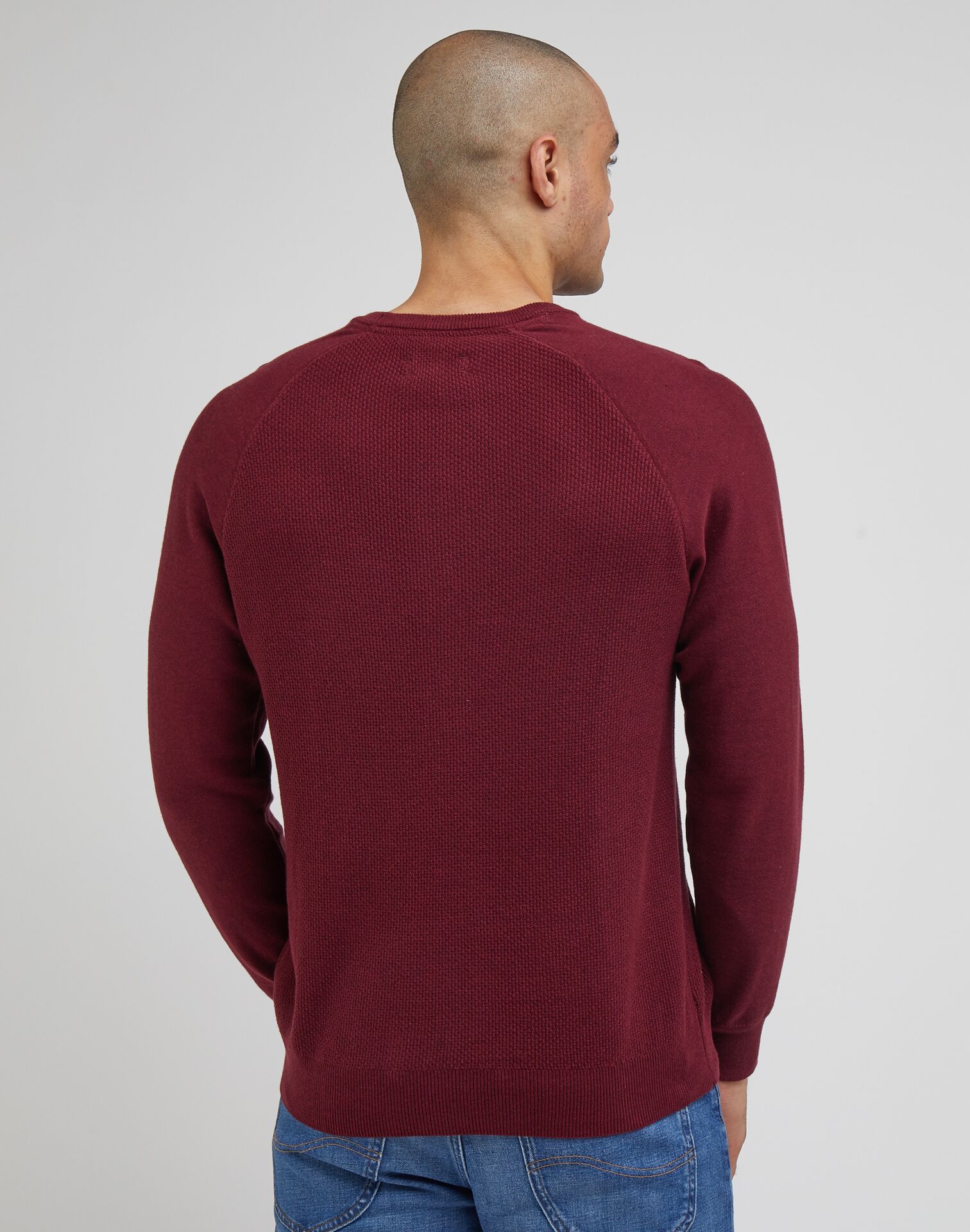 Lee Raglan Crew Knit Port - Image 3