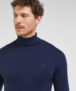 Lee High Neck Knit Sky Captain