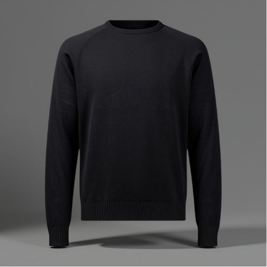 Lee CLEAN RAGLAN SWEATER BLACK - Image 1
