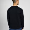 Lee CLEAN RAGLAN SWEATER BLACK - Thumbnail Image 2