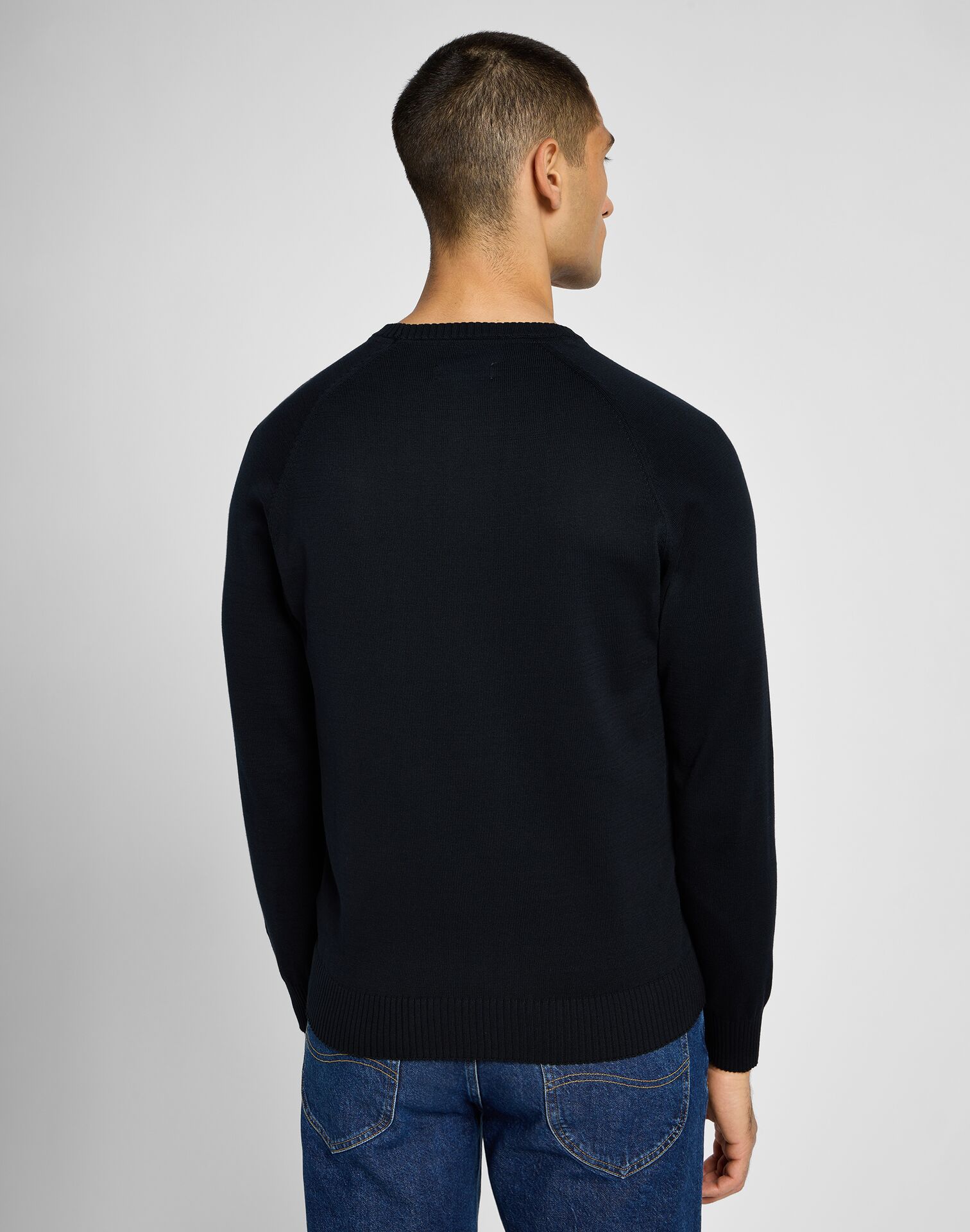 Lee CLEAN RAGLAN SWEATER BLACK - Image 2
