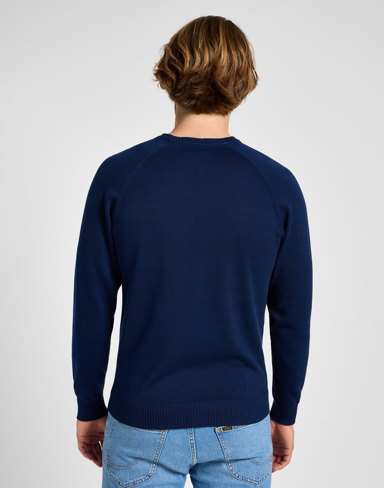 Lee CLEAN RAGLAN SWEATER TRUE NAVY - Image 3