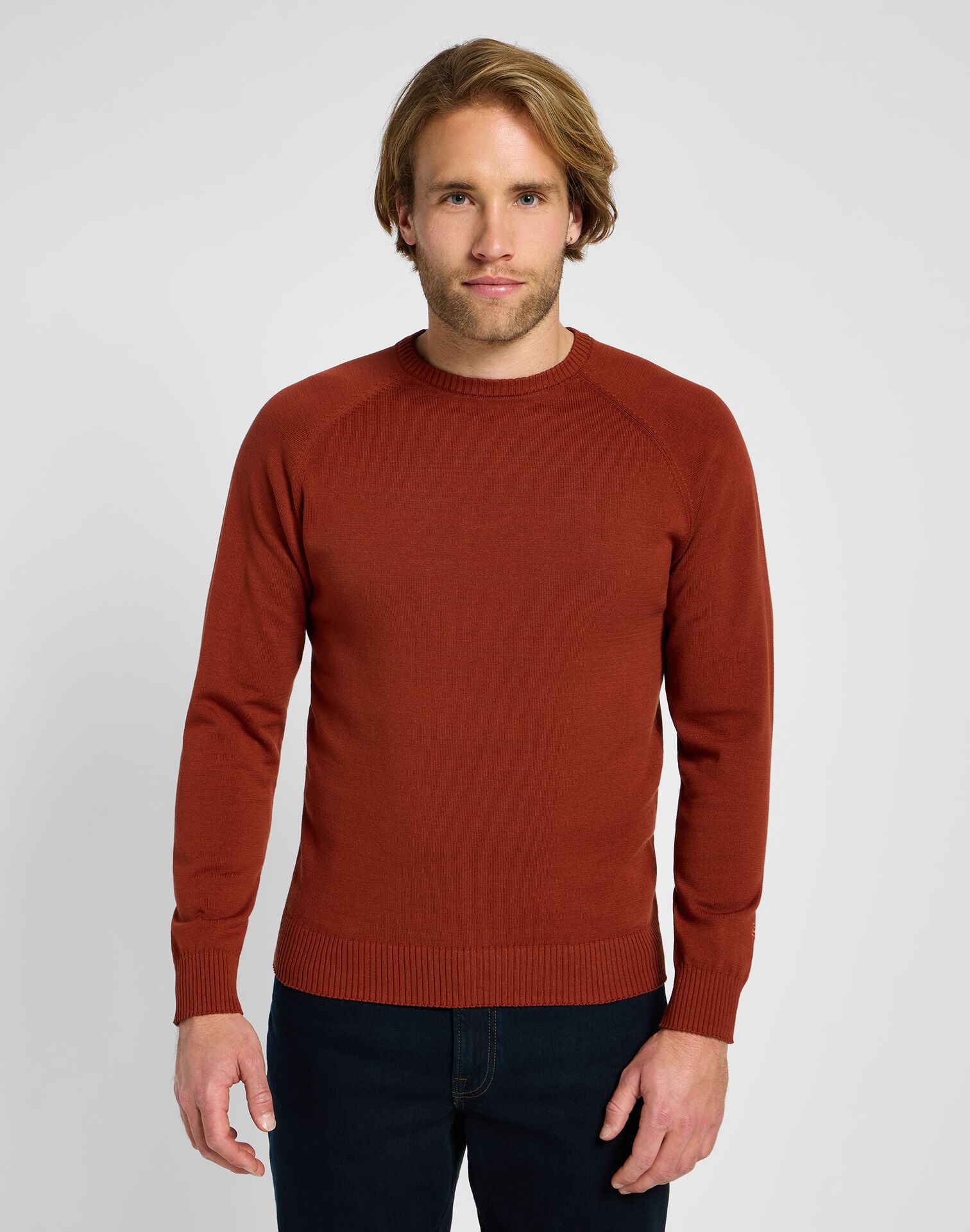 Lee Clean Raglan Sweater Sweet Maple - Image 2