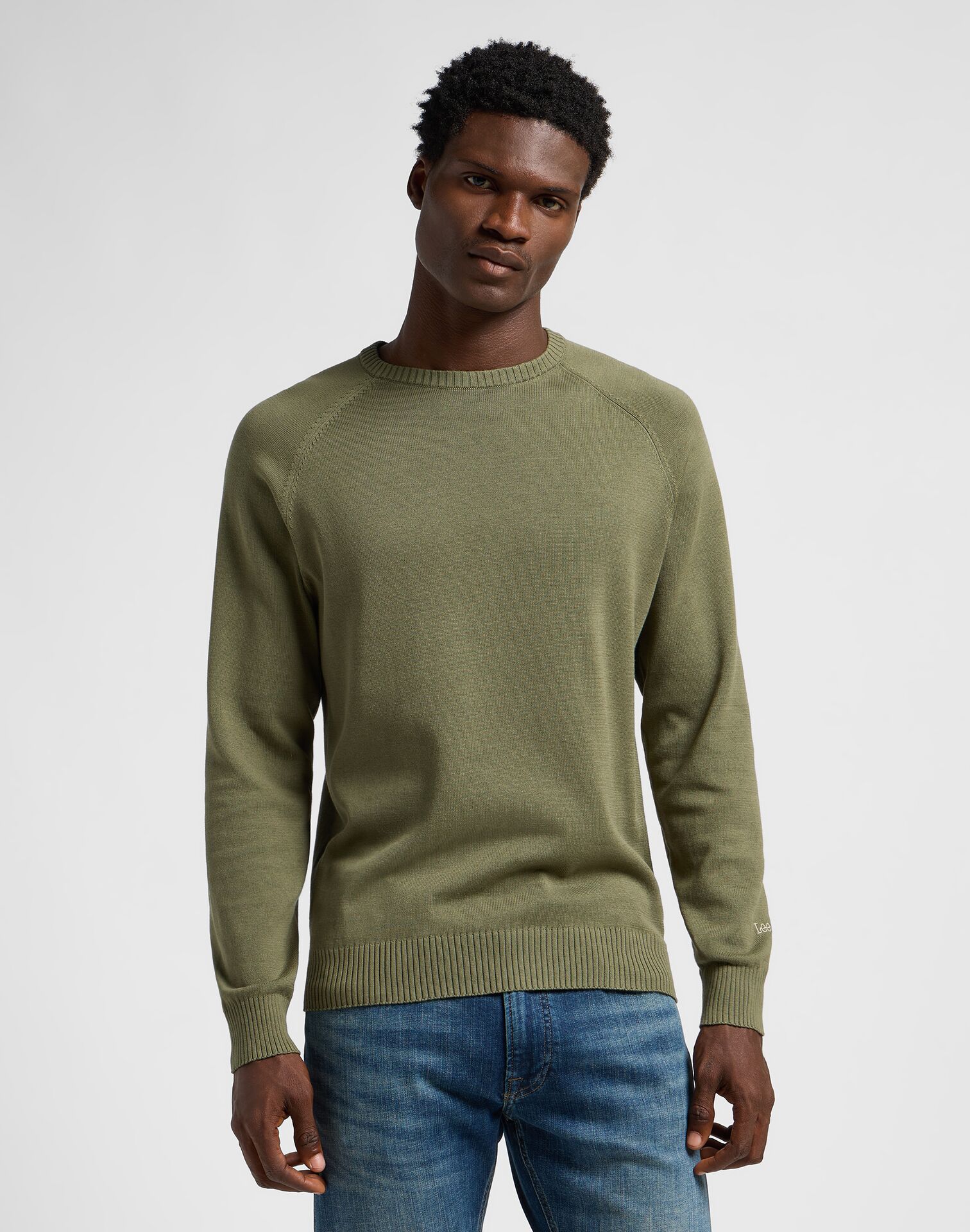 Lee Clean Raglan Sweater Mercantile Gre - Image 2