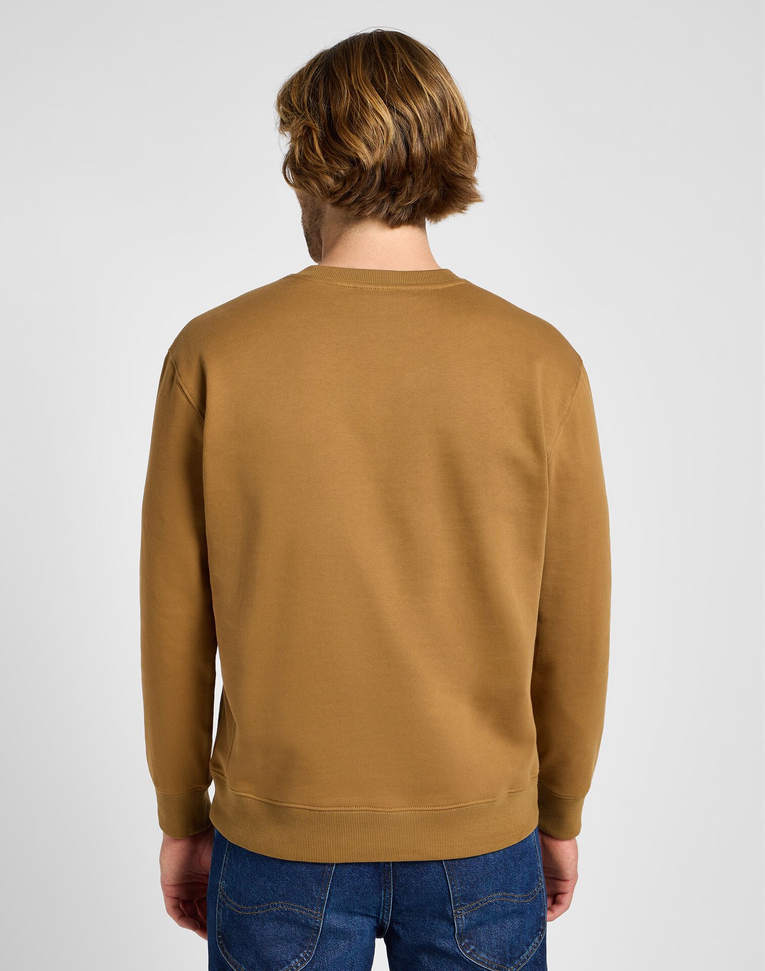 Lee Plain Crew Sws Glazed Ginger - Image 2