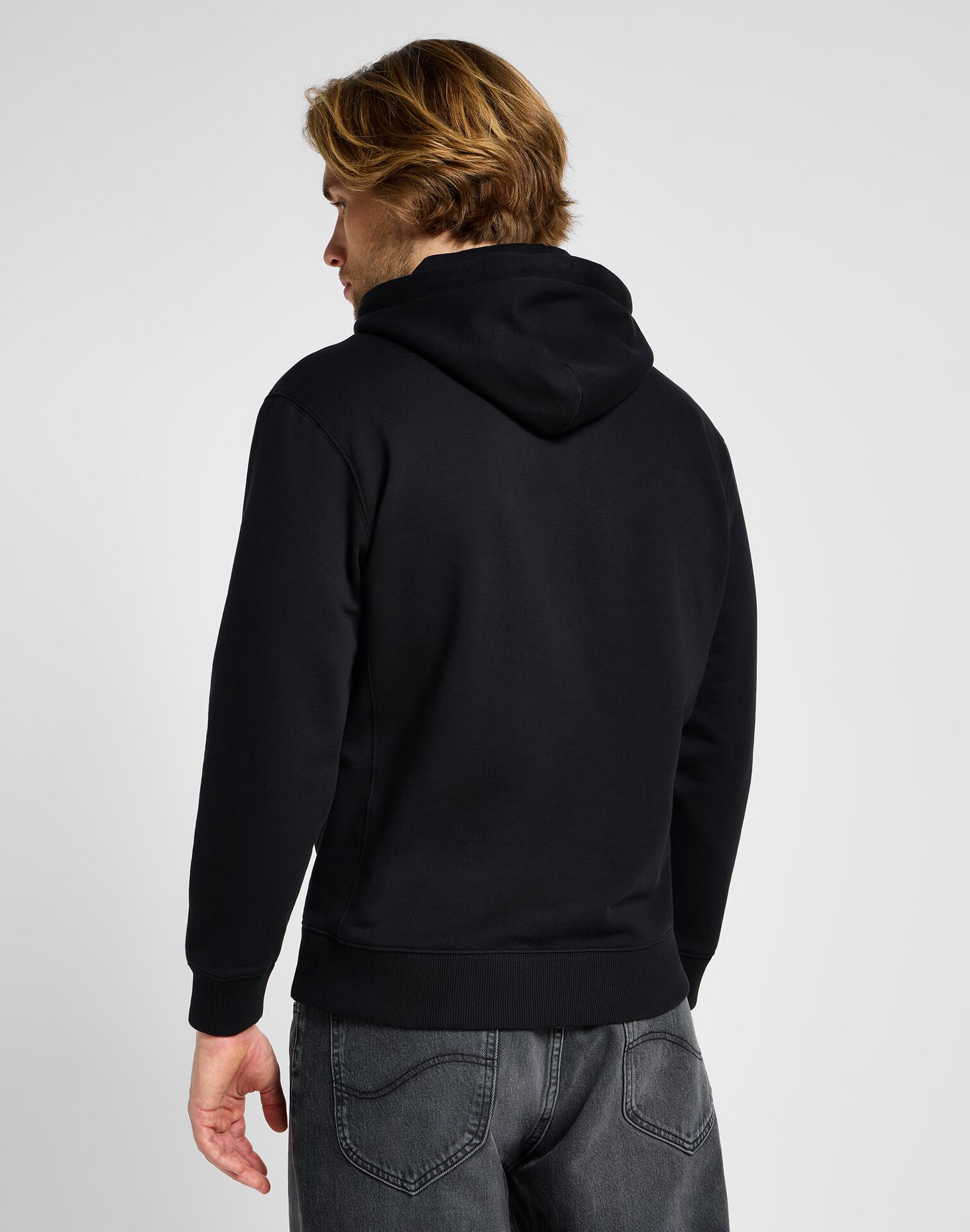Lee Plain Hoodie Unionall Blk - Image 3
