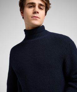 Alternative view of Lee HEAVY TURTLE NECK RIVET NAVY