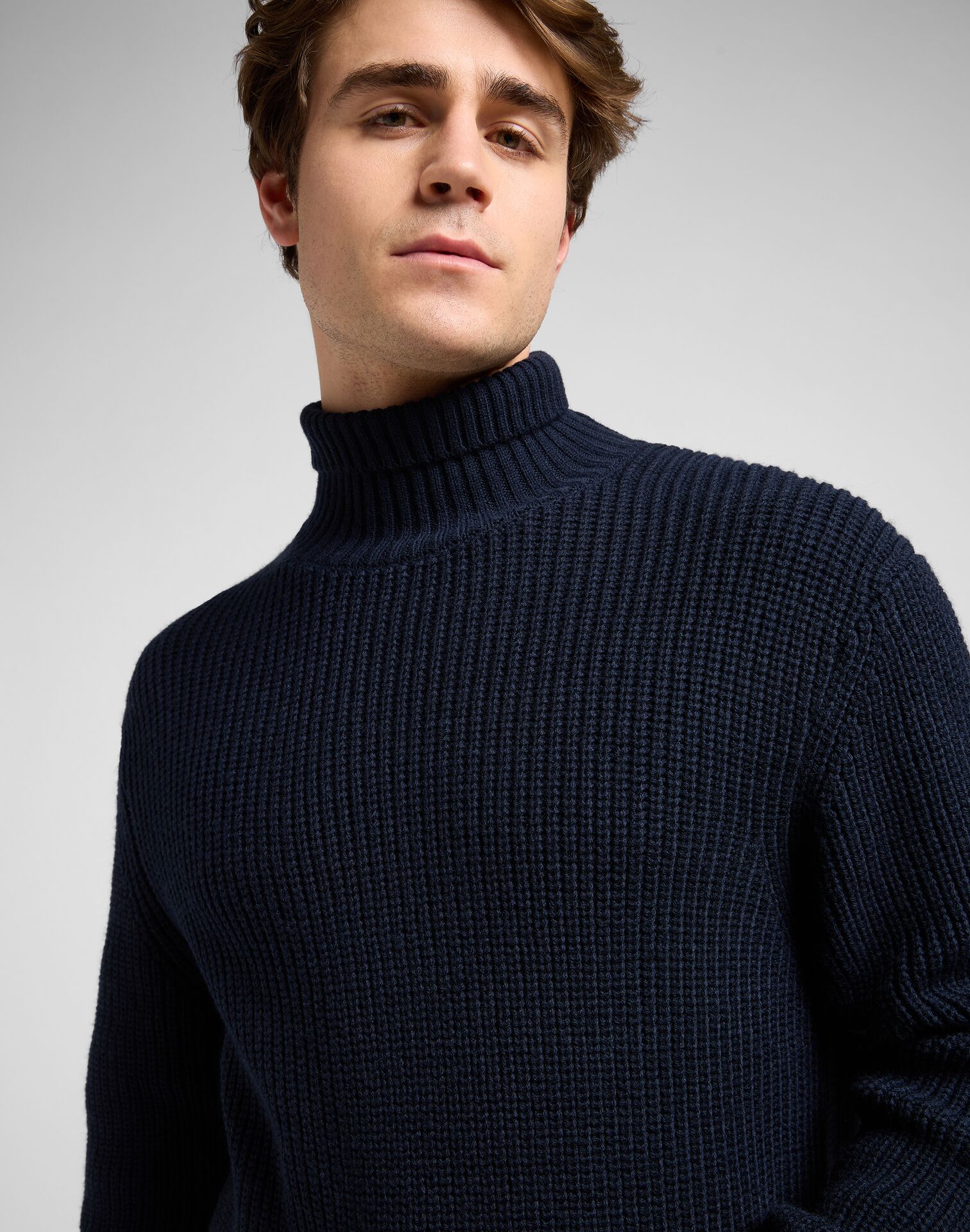 Lee HEAVY TURTLE NECK RIVET NAVY - Image 2