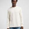 Lee LS WAFFLE TEE ECRU - Thumbnail Image 1