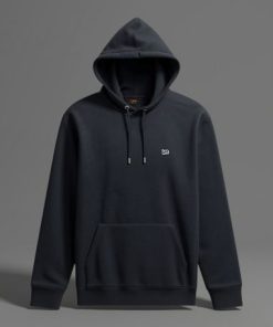 Lee PLAIN HOODIE WASHED BLACK