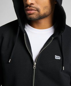 Alternative view of Lee Basic Zip Through Ho Black