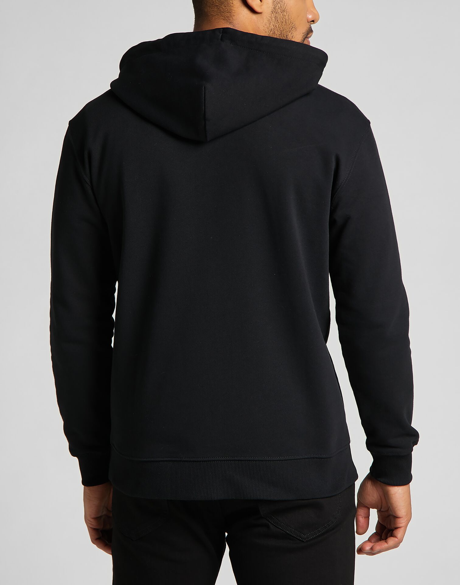 Lee Basic Zip Through Ho Black - Image 4