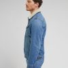 Lee Sherpa Jacket True Blue - Thumbnail Image 3
