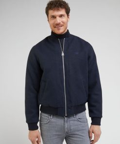 Alternative view of Lee Wool Bomber Jacket Sky Captain