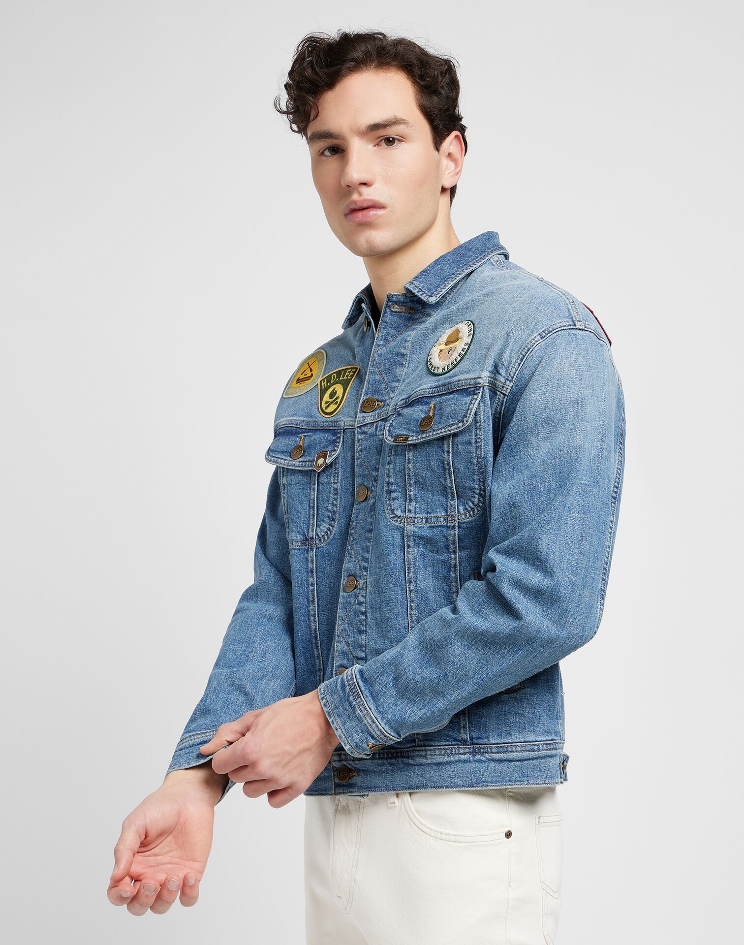 Relaxed Rider Jacket Worn In Utlity - Image 3