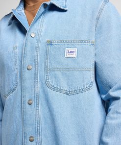 Alternative view of Rlx Workwear Overshirt Skyline Wash