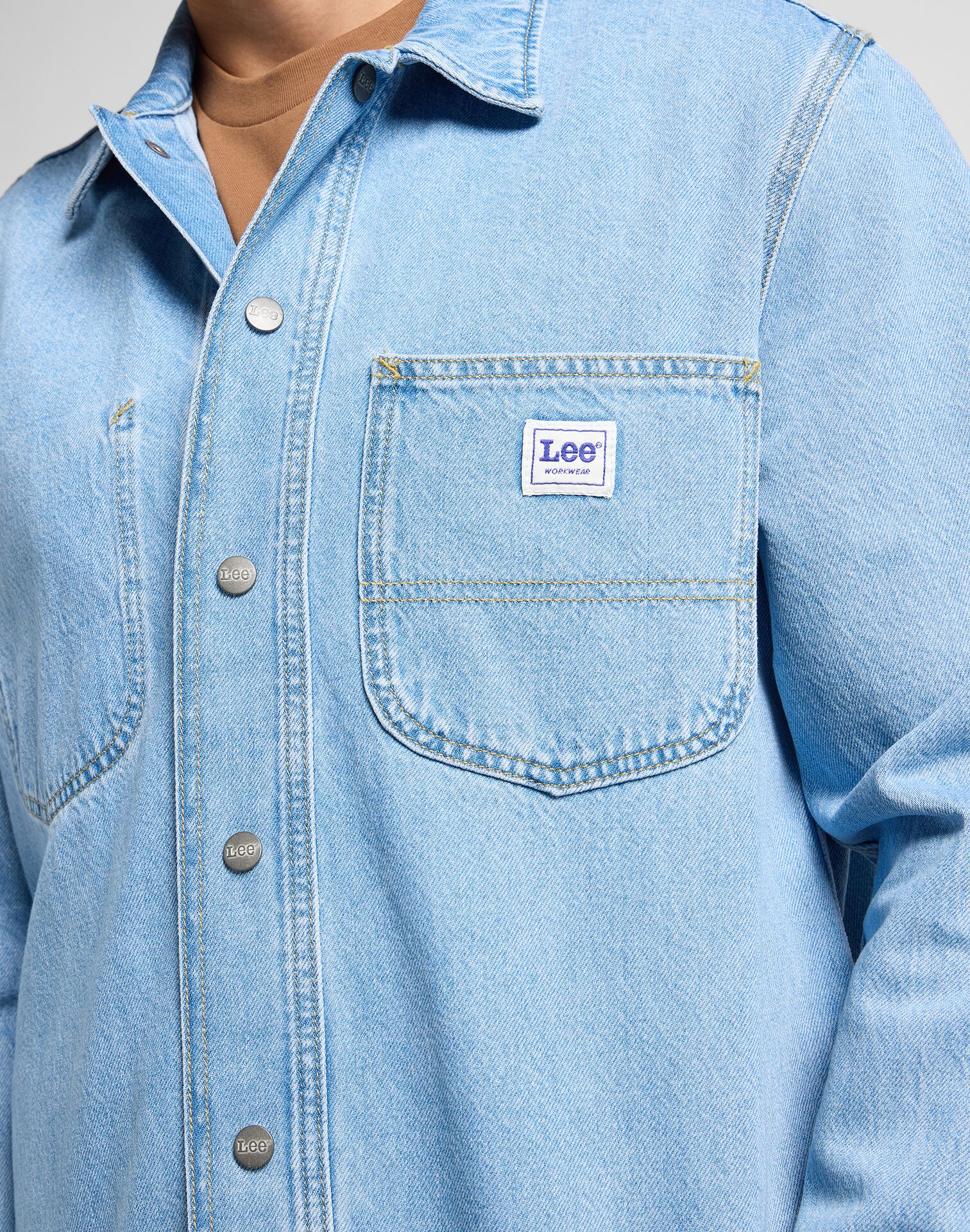 Rlx Workwear Overshirt Skyline Wash - Image 2
