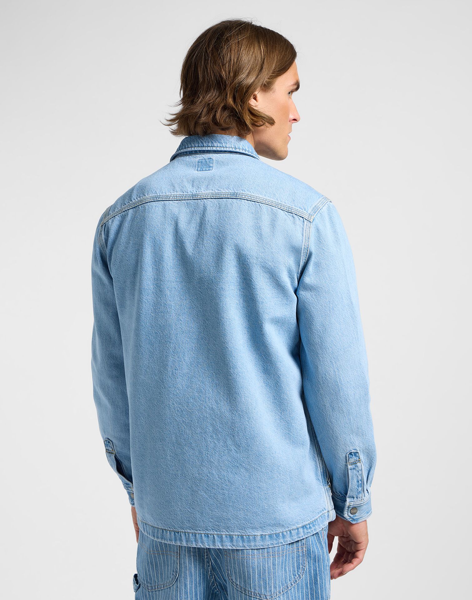 Rlx Workwear Overshirt Skyline Wash - Image 4