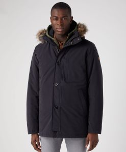 Wrangler 2 In 1 Parka Jacket Black
