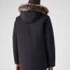 Wrangler 2 In 1 Parka Jacket Black - Thumbnail Image 4