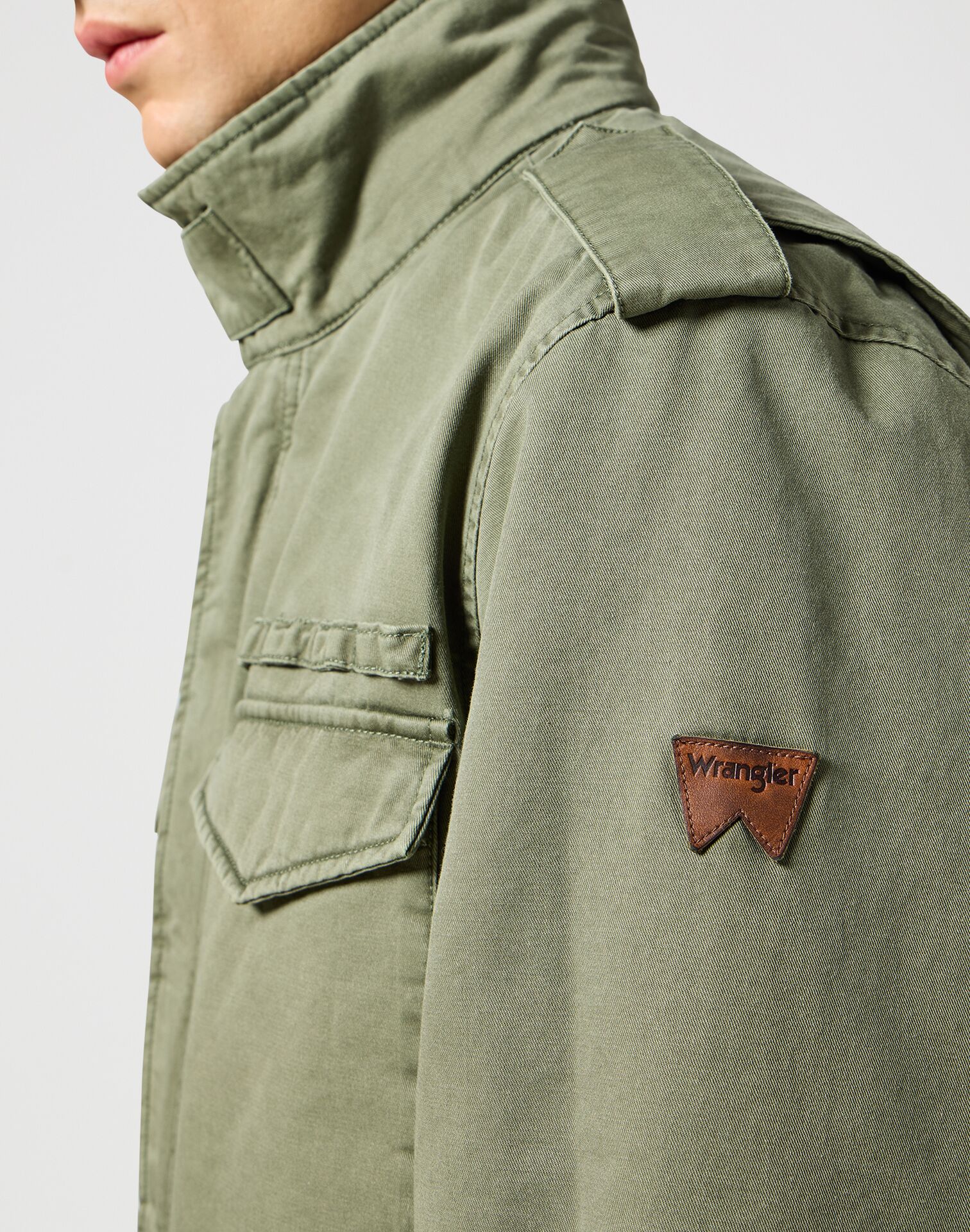Wrangler Field Jacket Dusty Olive - Image 2
