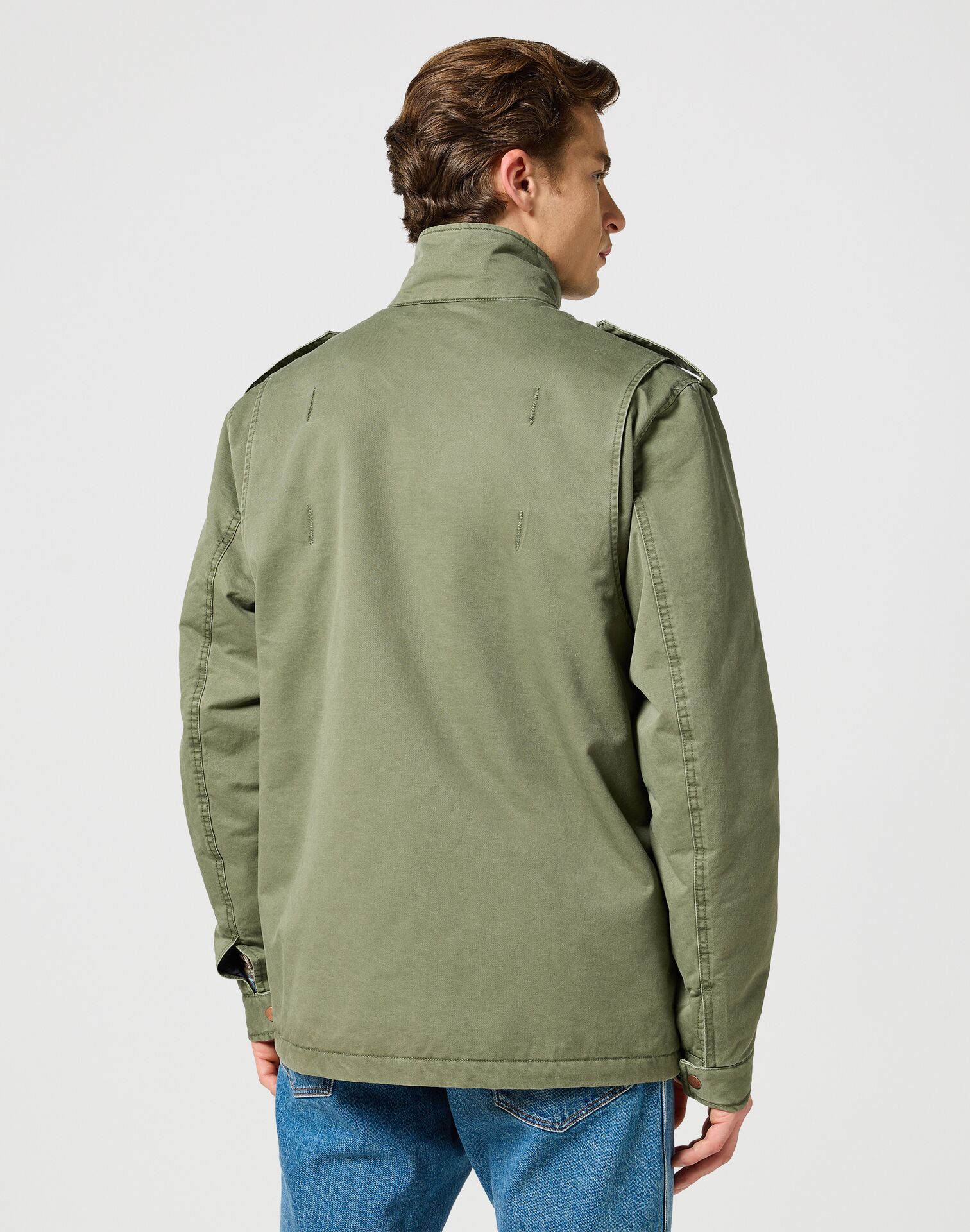 Wrangler Field Jacket Dusty Olive - Image 4