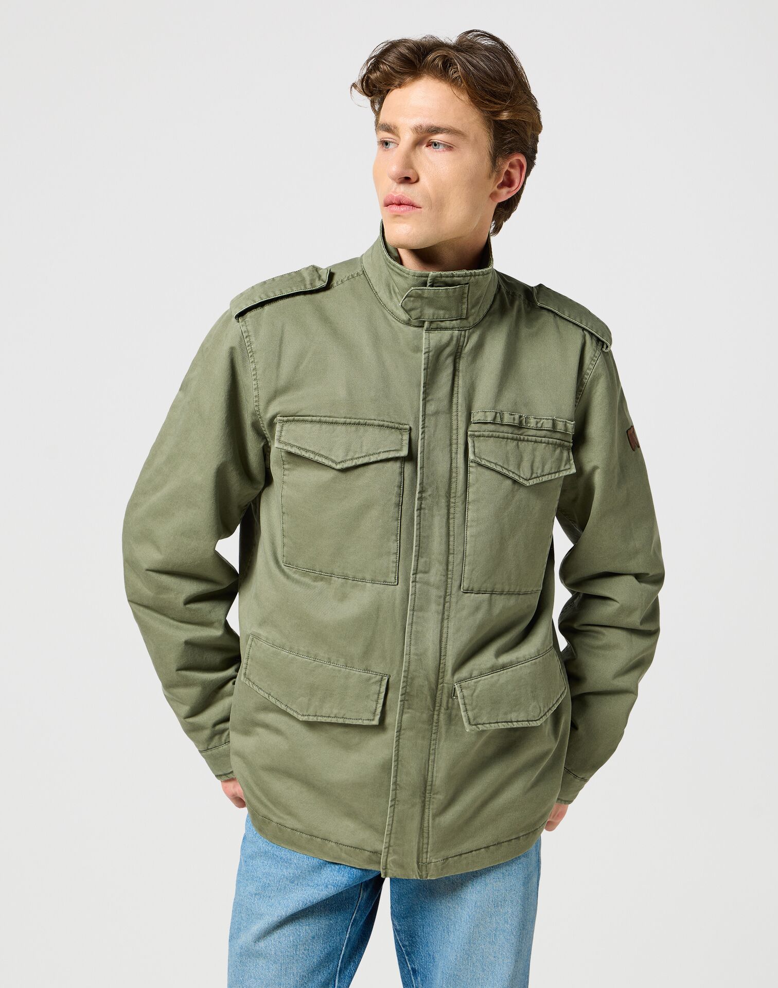 Wrangler Field Jacket Dusty Olive - Image 5