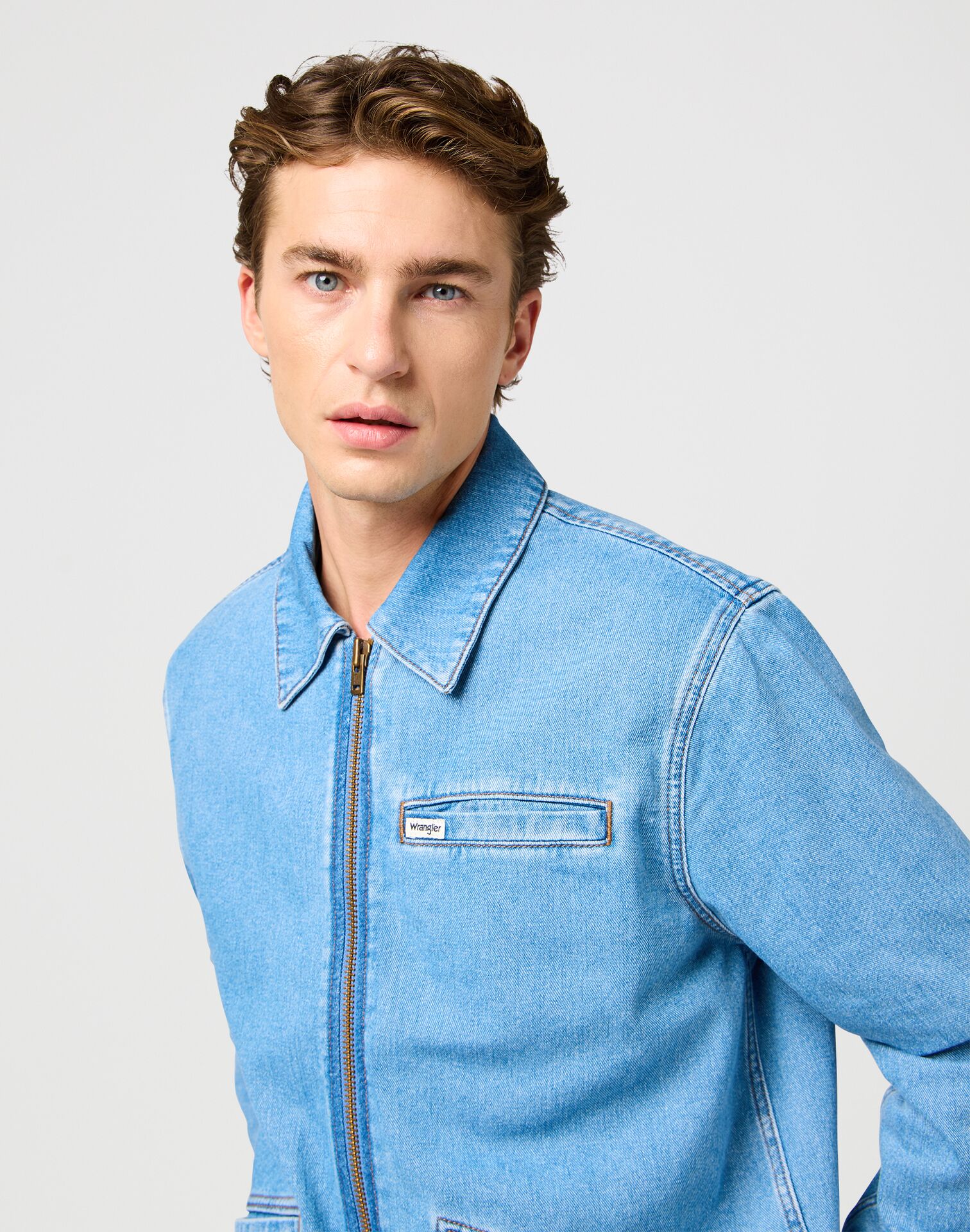 Wrangler Rodeo Utility Jacket Bohemian Blue - Image 1