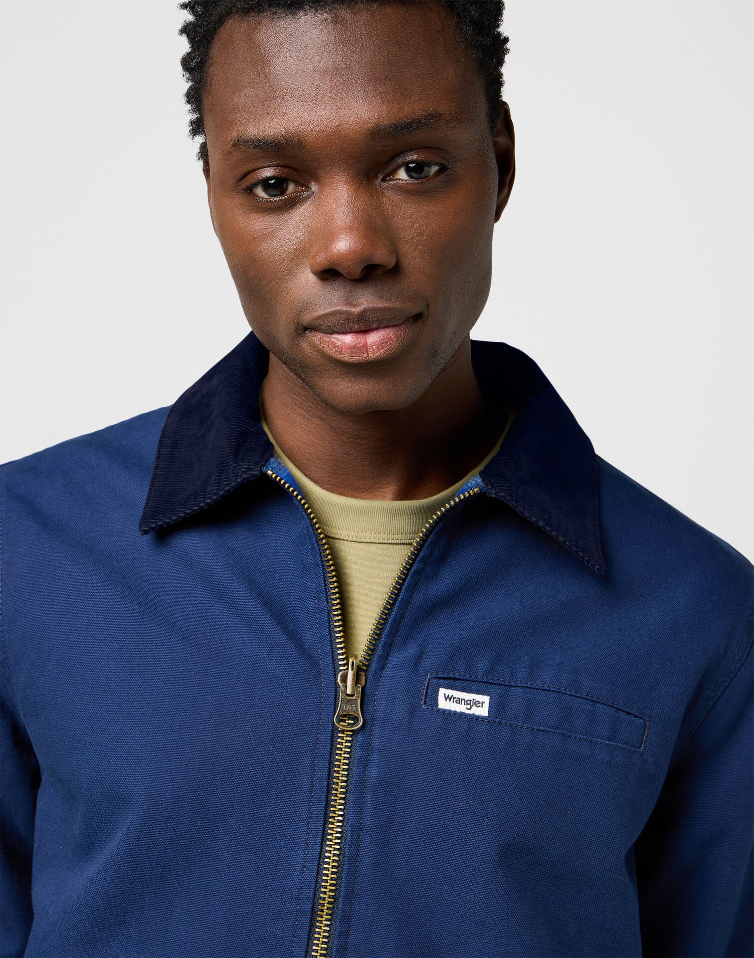 Wrangler Utility Jacket Navy - Image 1