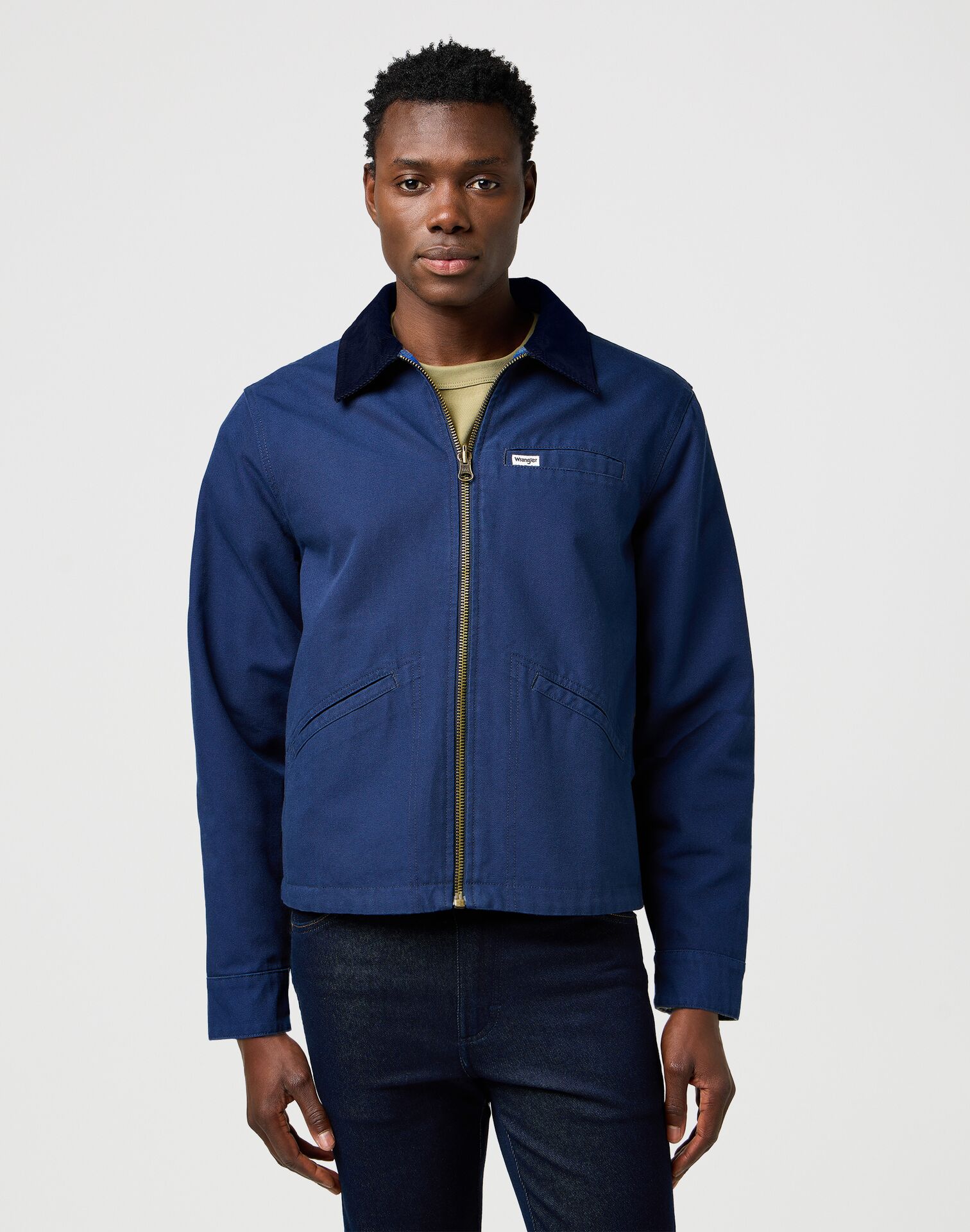 Wrangler Utility Jacket Navy - Image 3